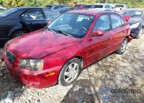 2005 Hyundai Elantra Gls/Gt из США, поврежденный, VIN KMHDN46D55U076149